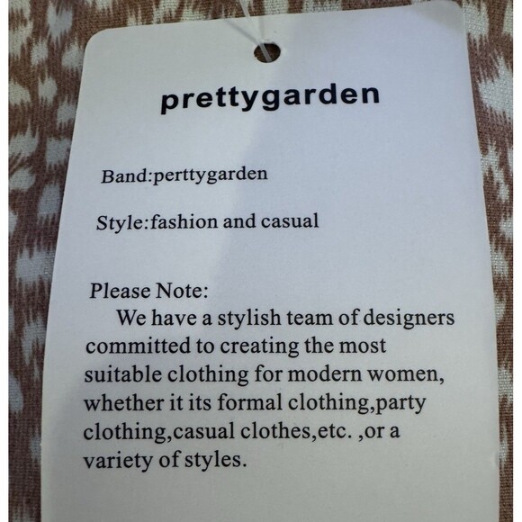 NWT Pretty Garden Dress Sz L Mauve Long Sleeve Floral Boho Maxi Poetic Romantic - Picture 12 of 13